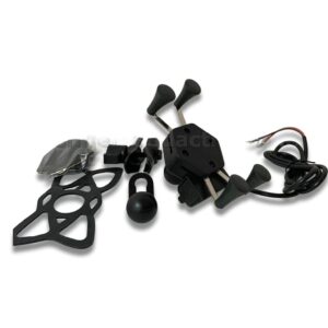 Universal X-Grip Bike Mobile Holder with USB Fast Charger - 360° Rotation & Waterproof Design