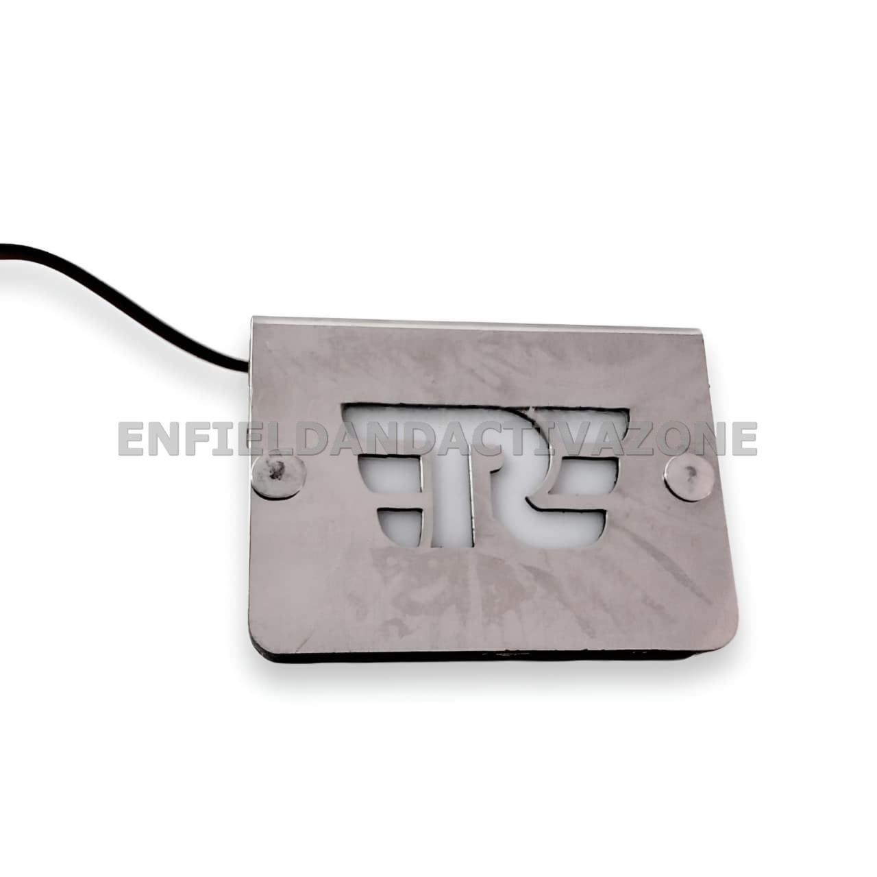 EAZ Master Cylinder Oil Cover Stainless Steel with Blue LED for Royal Enfield - Image 2