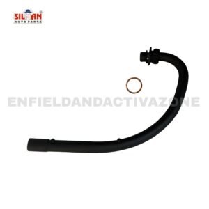 EAZ Silman LPA4 Premium Matte Black Free Flow Bend Pipe | Royal Enfield Classic 350/500, Bullet & Electra BS3/BS4