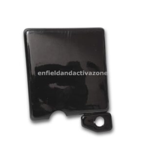 EAZ Battery Box Side Panel for Royal Enfield Classic & Bullet BS4 (9-AMP Self-Start Models) – Heavy-Duty ABS Plastic – Gloss Black Finish