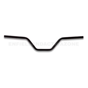 Universal RD 350 Style Black Handlebar – Anti-Vibration Custom Handle for Royal Enfield Classic, Bullet, Meteor & Hunter – Matte Black Finish