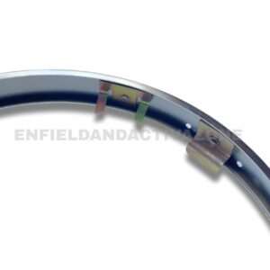 Uno Minda Premium Headlight Outer Rim – Chrome/Black Finish for Royal Enfield Classic 350, Bullet Standard & Electra