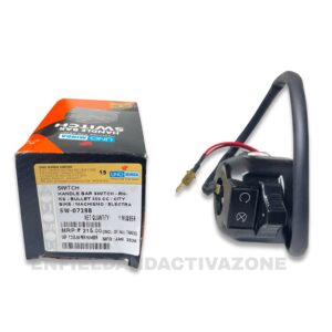 Uno Minda Right-Hand (RH) Handlebar Switch Assembly – Part No. SW-0728B for Royal Enfield Old Model (Kick Start)