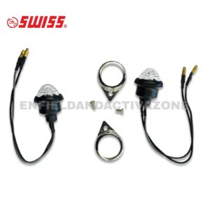Swiss Auto Premium Pilot Lamp DEUS-0354A (Parking Light) Assembly Set for Royal Enfield Bullet Standard & Electra – Old Models