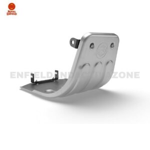 Royal Enfield Meteor, Classic Reborn & New Bullet Silver Sump Guard Genuine Motorcycle Accessories (GMA) | KXA00651