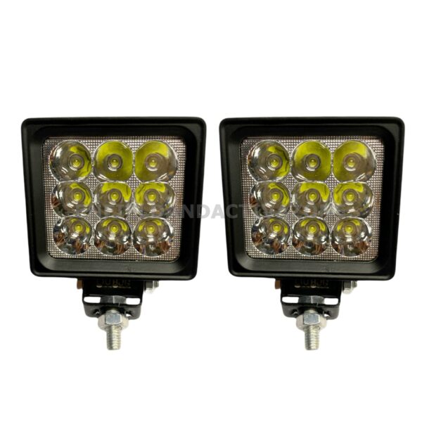 9 LED Fog Light HJG 30W White & Yellow (Pair)