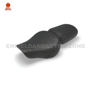 Royal Enfield Classic 350 Reborn Pleated Seat Cover Set Black | Genuine GMA | KXA00121