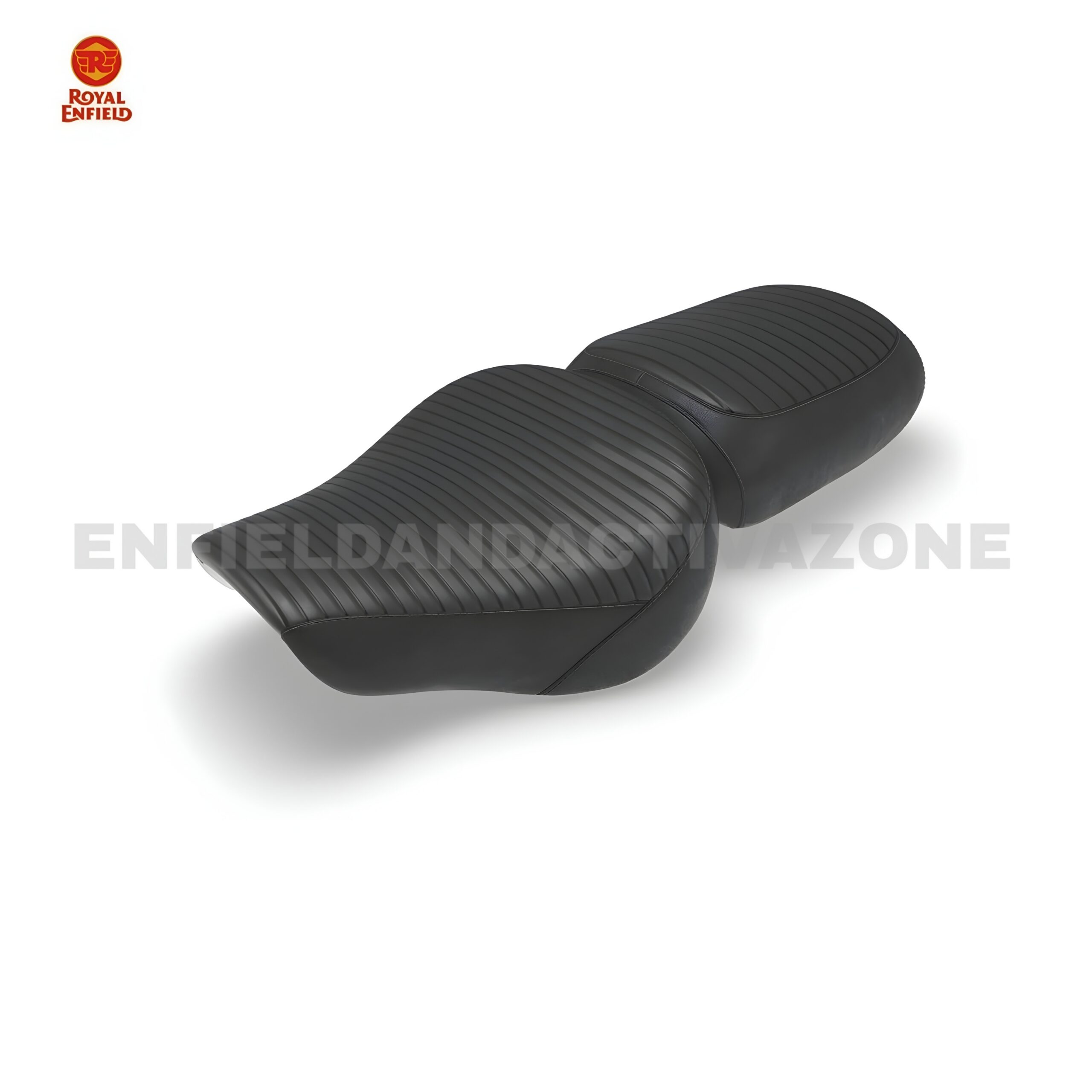 Royal Enfield Classic 350 Reborn Pleated Seat Cover Set Black | Genuine GMA | KXA00121 - Image 2