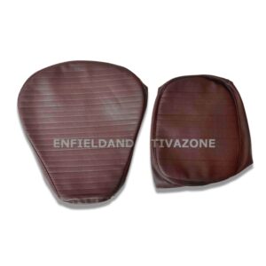 EAZ Original-Type Seat Cover Set (Vintage Brown) for Royal Enfield Classic 350 Reborn (J-Series) – Premium Water-Resistant Vinyl – Front & Rear Pair