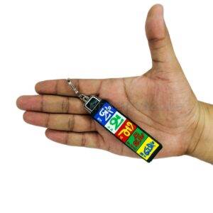 Premium Rubber Laddakh Keyring