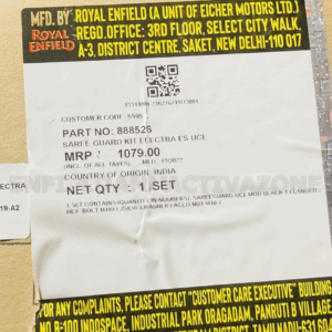 Genuine Royal Enfield Saree Guard Kit (888526) – OEM Right-Side Protective Guard for Electra 350 ES UCE