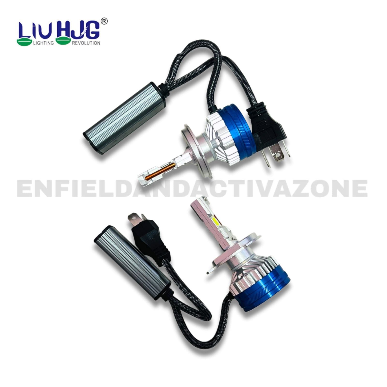 HJG 240W Extreme Power H4 LED Headlight Bulbs | Super Focusing LED | Heavy Duty Conversion Kit for Royal Enfield, Bikes & Cars