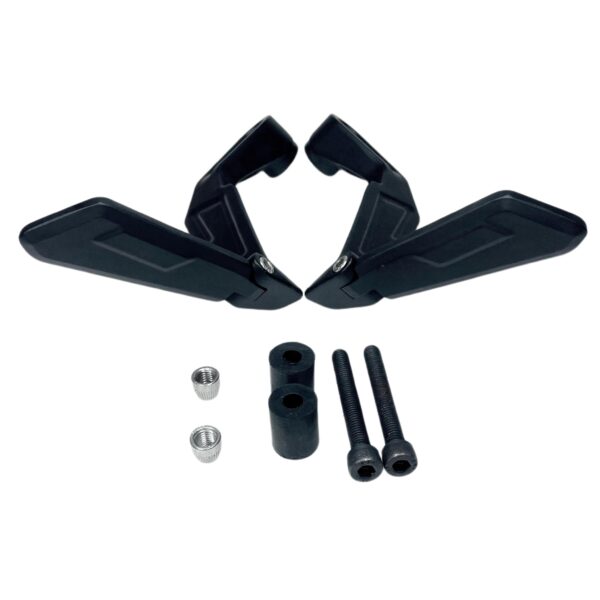 New Universal Motorcycle Rear View Mirror Set, Adjustable, Rotating, For All Bikes, Handlebar Nut Fitting Only 8mm, 10mm Fitting - Image 10