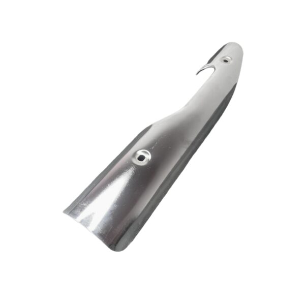 Chrome Bend Pipe Plate for Royal Enfield – Shiny Exhaust Heat Shield