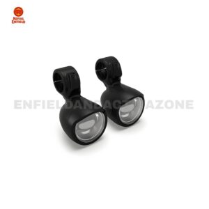 Royal Enfield LED Fog Light Kit Black | Genuine Auxiliary Fog Lights | KXA00075