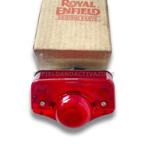 Royal Enfield Bullet Standard 350 & 500 UCE Tail Lamp Assembly with Bulb | Genuine 144357/F | OEM Rear Tail Light