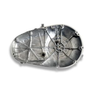 Left Side Engine Outer Cover Sub Assembly (Buffing Finish) for Royal Enfield UCE Models- LH Cover Chrome For UCE Models