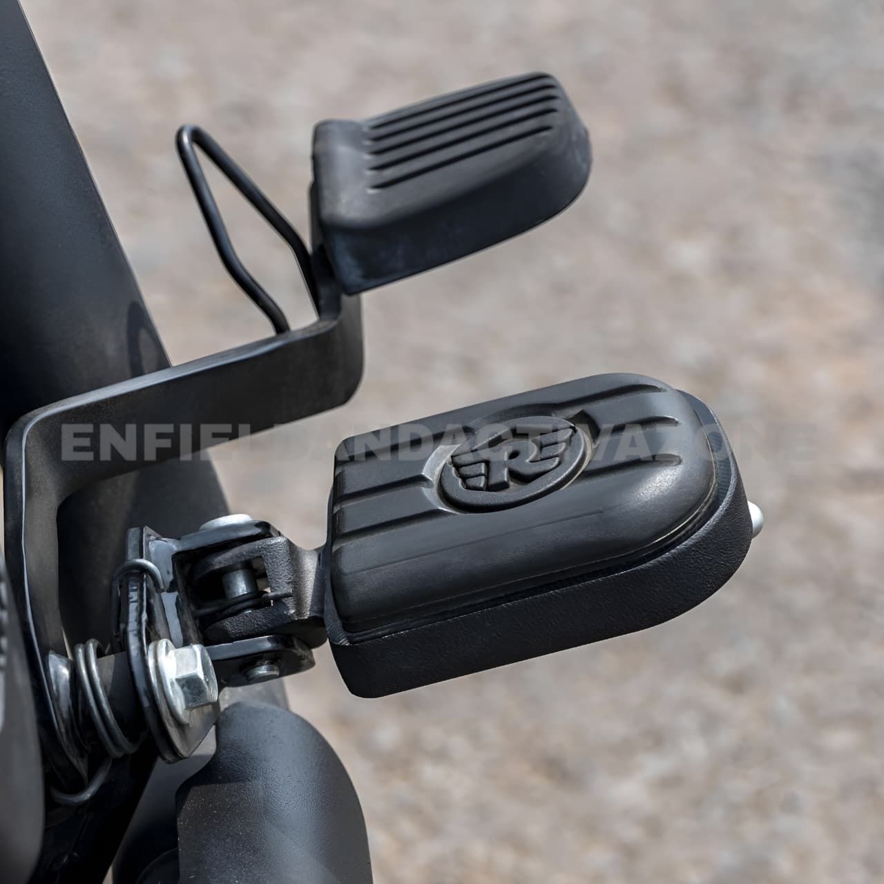 Royal Enfield Classic 350 Reborn, Meteor 350 & Bullet 350 Foot Pegs Black | Genuine Footrest Set | KXA00031 - Image 6