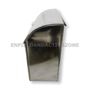 Universal Premium Stainless Steel Side Luggage Box (Diggi) for Royal Enfield and all Bikes (Steel)