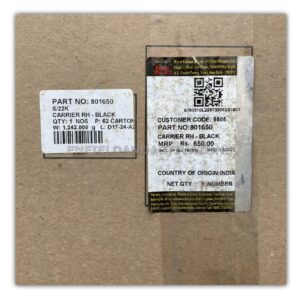 Genuine Royal Enfield Pannier Carrier RH (Black) – Heavy-Duty Side Luggage Stay for Classic 350/500