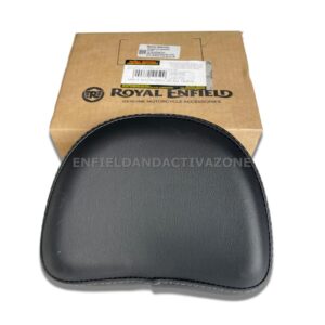 Genuine Royal Enfield Black Passenger Backrest Pad (KXA00088) – OEM Lumbar Support Pad for Meteor 350