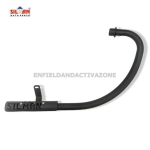 EAZ Silman LPA-22 Dual-Sensor C-Bend Pipe Free Flow | Royal Enfield J-Series Classic Reborn & Battalion Black