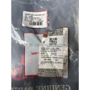 Genuine Royal Enfield Disc Chain Pad Kit (KAR00011/A) – OEM Swingarm Chain Slider for Classic, Bullet & Electra UCE (Rear Disc Models)