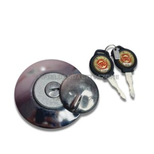 Genuine Royal Enfield Fuel Tank Cap with Key (597128) – OEM Locking Gas Cap for Bullet & Electra UCE Models