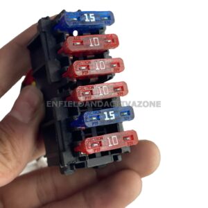 Genuine Royal Enfield Fuse Box Add-On Assembly (147998/A) – Auxiliary Fuse Holder for Classic 500 EFI (UCE)