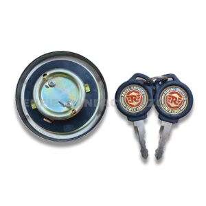 Genuine Royal Enfield Fuel Tank Cap with Key (597128) – OEM Locking Gas Cap for Bullet & Electra UCE Models
