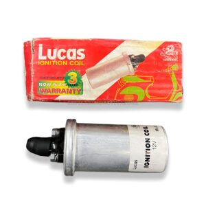 LUCAS Ignition Bottle Coil for Royal Enfield – High-Voltage 12V Performance Coil | Vintage Bullet & Standard 350/500
