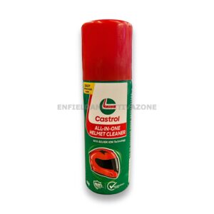 Castrol All-In-One Helmet Cleaner (113g) | Silver Ion Anti-Bacterial Spray for Interior & Exterior Cleaning