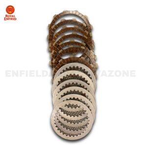 Royal Enfield Classic 500, Bullet 500 & Thunderbird 500 Genuine Clutch Friction & Plain Plate Kit | OEM Clutch Plate Set | Part No. 888102