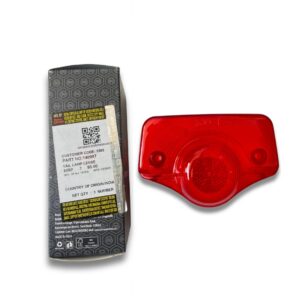 Genuine Royal Enfield Tail Lamp Lens (Red) for Bullet Standard 350 & Classic – OEM Rear Light Glass – Part No. 140987
