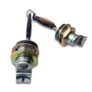 Genuine Royal Enfield Tool Box Lock Set (LH & RH) with Common Keys for Bullet & Classic 350/500 – Part No. 597127