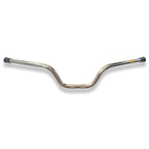 Genuine Royal Enfield Handlebar (High-Polish Chrome) for Bullet Standard 350, Electra & Classic – OEM Steering Component – Part No. 145989/B