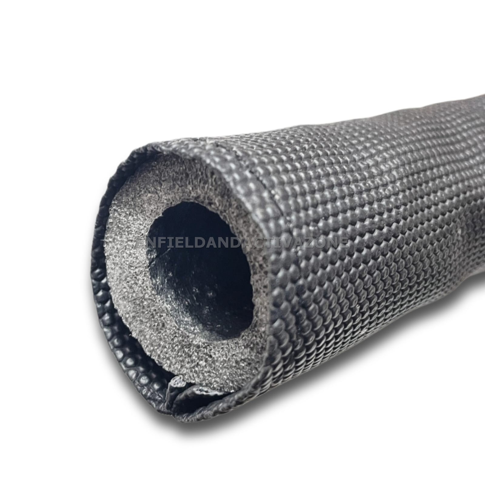 Premium Backrest Seat Handle Foam Black for Royal Enfield – Dotted Rexine Cover with Royal Enfield Logo Branding - Image 3
