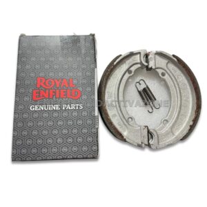 Genuine Royal Enfield Brake Shoe & Spring Kit (KAB00400/A) – OEM Rear Drum Brake Set for New Classic 350 (Reborn) & New Bullet 350