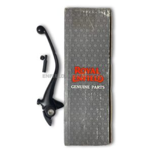 Genuine Royal Enfield Adjustable Front Brake Lever (Black) with Pin & Nut – for Classic 350 Reborn & New Bullet 350 J-Series – Part No. KAB00765/A