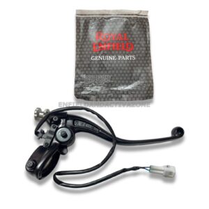 Genuine Royal Enfield Left Hand Clutch Lever & Holder Assembly (Black) – For Classic 350 Reborn, Meteor 350, Hunter 350 – Part No. RAL00203/B