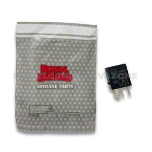 Genuine Royal Enfield Micro-4 Pin Relay – For Meteor 350, Hunter, Classic Reborn, Himalayan & BS6 UCE Models – Part No. RAC00009/C