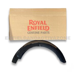 Genuine Royal Enfield Rear Mudguard Assembly (Classic Black) with Sticker – For Classic 350 & Classic 500 UCE – Part No. 866146