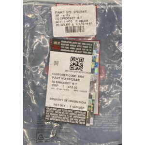 Royal Enfield Genuine 15T FD Sprocket 570254/E – Fits Himalayan, Scram, Bullet & Electra 350