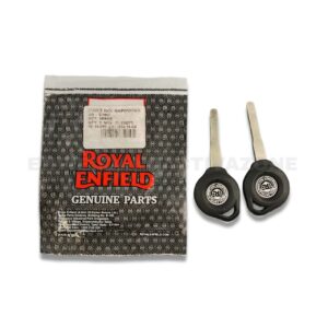 Genuine Royal Enfield Spare Key Blank (Uncut) – For Classic 350 Reborn, Meteor 350, Hunter 350 & New Bullet 350 – Part No. RAP00009/A (Per Piece)