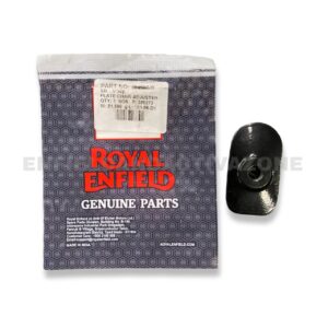 Genuine Royal Enfield Chain Adjuster Plate (Big Hole) – For Classic 350/500 & Thunderbird (Rear Disc Models) – Part No. 594365/B