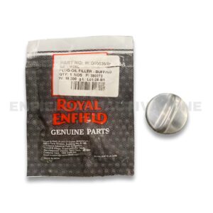 Genuine Royal Enfield Oil Filler Plug (Polished/Buffing) – For Classic 350 Reborn, Meteor 350 & J-Series – Part No. RLQ00039/B