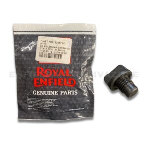Genuine Royal Enfield Oil Filler Cap (Cover RH) – For Bullet 350/500, Electra & Thunderbird UCE – Part No. 570872/C