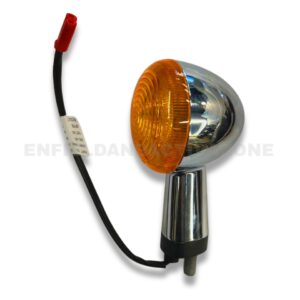 Genuine Royal Enfield Chrome Trafficator Assembly with Bulb For Classic Reborn, Meteor 350 & New Bullet 350 (FRH & RLH) – Part No. RAN00382/A