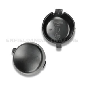 Genuine Royal Enfield Side Cover Cup (Swing Arm Pivot Cap) – Black – Part No. RAE00208/D