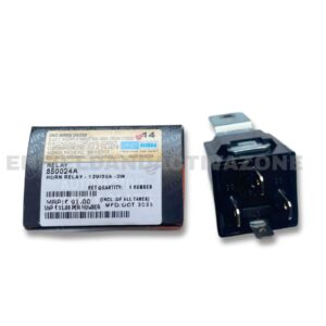 Uno Minda Universal 4-Pin Horn Relay (12V / 20A) – Waterproof Design for All Motorcycles & Cars – Part No. 850024